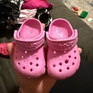 CROCS Kids Bright Pink Sandals
